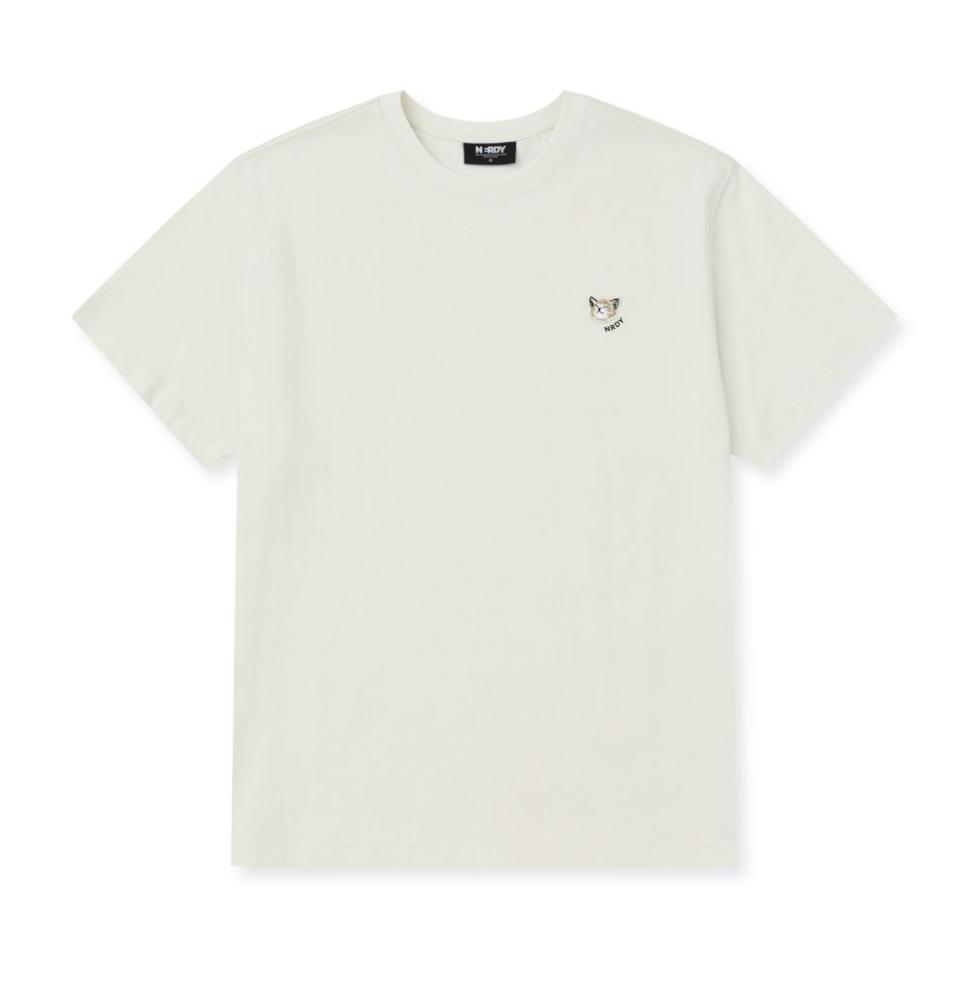 韓國 Nerdy Sleeping Cat Wappen S/S T-Shirt【NY026】