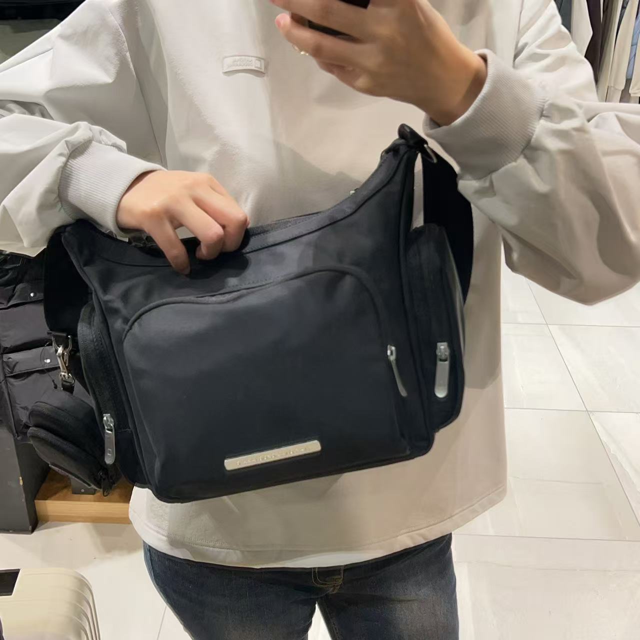 韓國 National Geographic Urban Travel Hobo Bag【NG320】