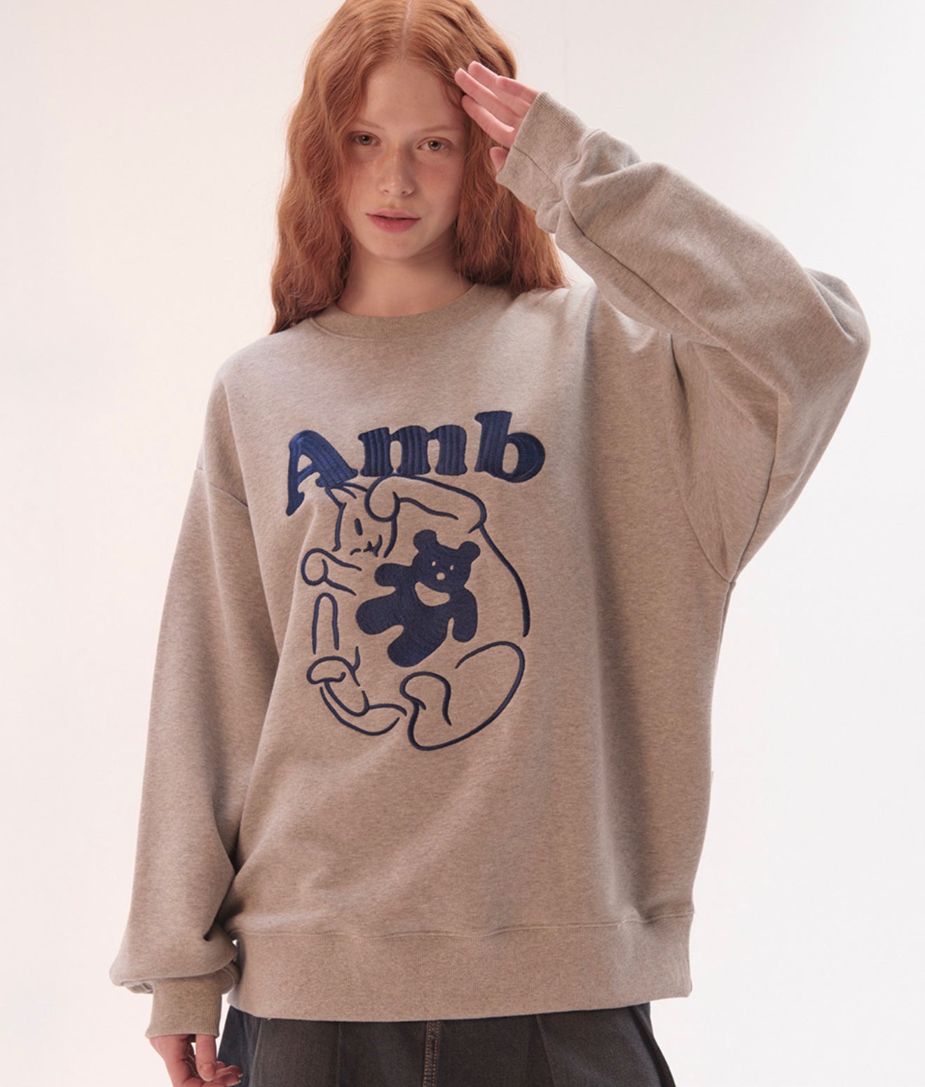 韓國 Ambler Cozy Cat Sweatshirt【AR085】