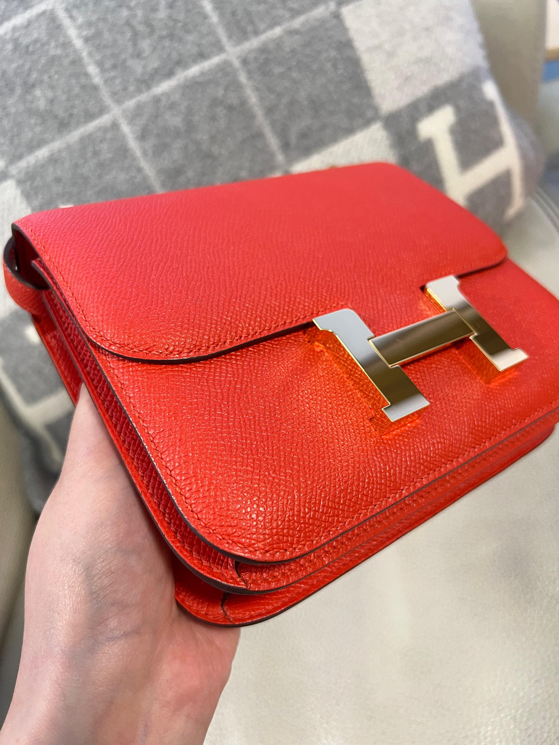 【Preloved】Hermes mini Constance 19 (訂金$500，總售價為 $58,000)【ST021】
