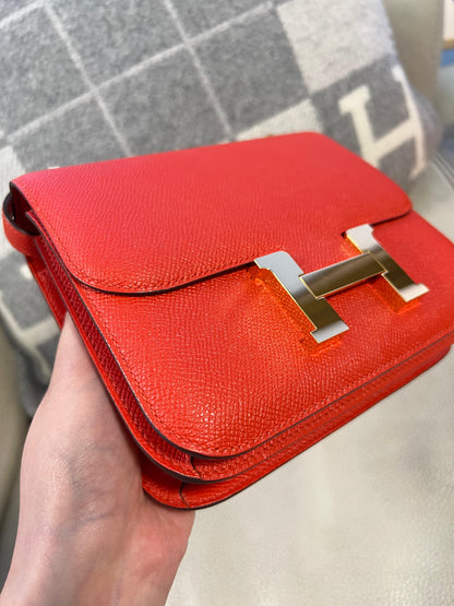【Preloved】Hermes mini Constance 19 (訂金$500，總售價為 $58,000)【ST021】