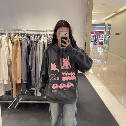 韓國 Video Jockey IBEUMYEON BARO HIPSTER HOODIE（不加絨款）【VJ006】 - STT Mall HK 靚太網購