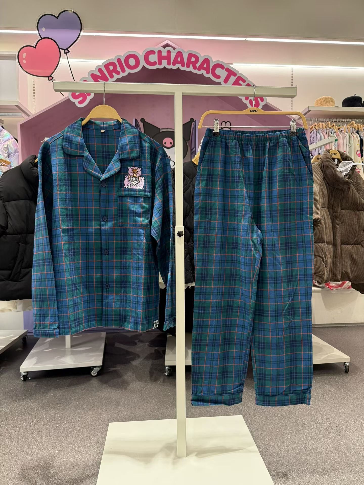 韓國 SPAO Tom and Jerry Flannel Pajamas【SP286】