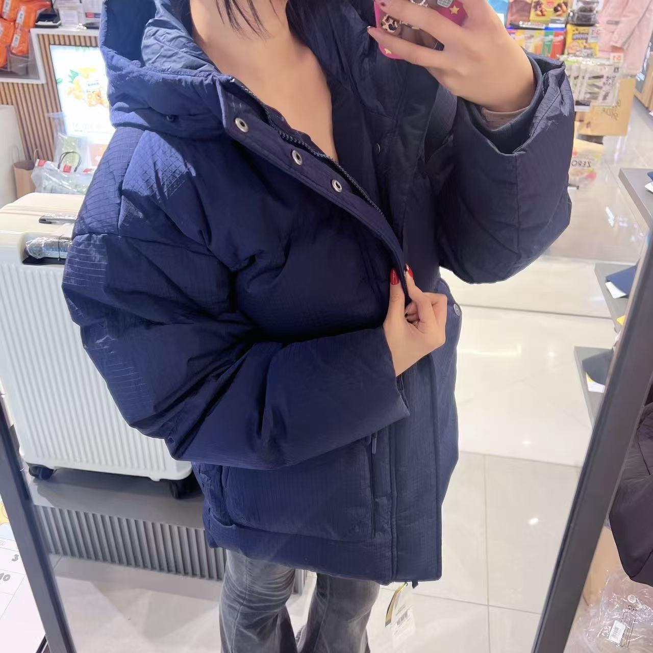 韓國 National Geographic Mid-length Hoodie Goose Down Jumper (鵝絨)【NG264】