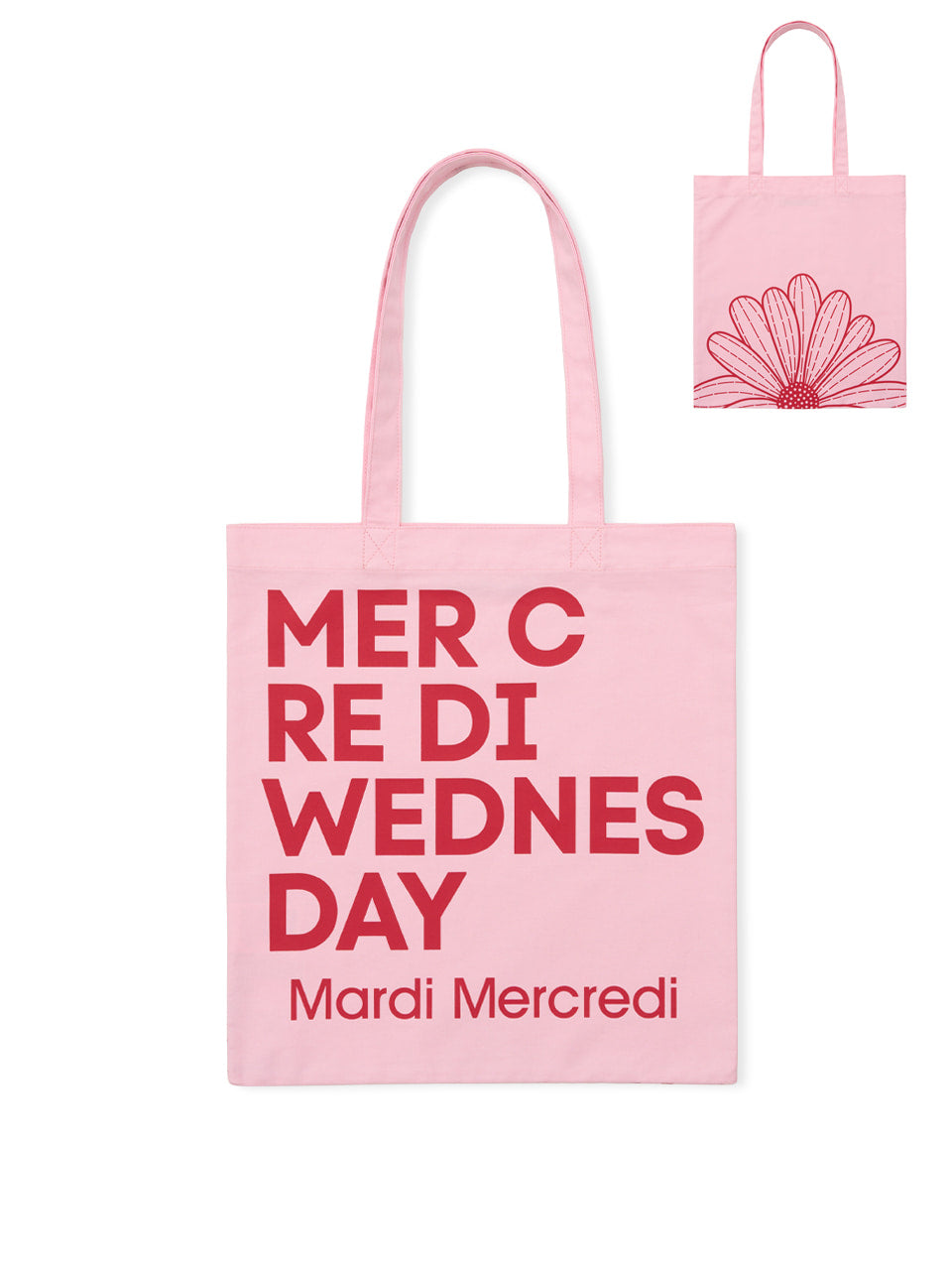 韓國 Mardi Mercredi Canvas Bag Flower Du Mercredi【MM289】