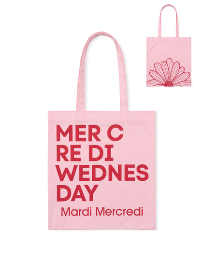 韓國 Mardi Mercredi Canvas Bag Flower Du Mercredi【MM289】