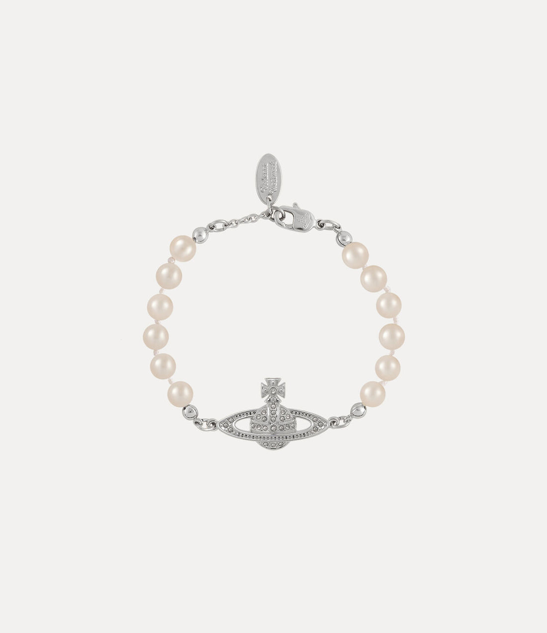 Vivienne Westwood Mini Bas Relief Pearl Bracelet【SE097】