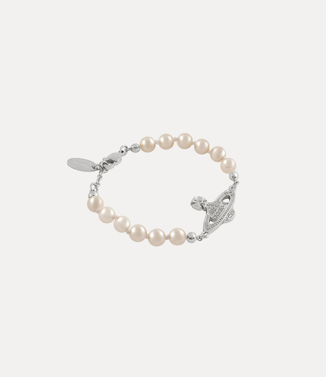 Vivienne Westwood Mini Bas Relief Pearl Bracelet【SE097】