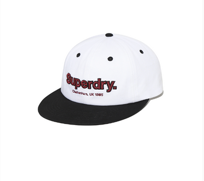 韓國 Superdry Original Flat 6 Panel Ball Cap【SU081】