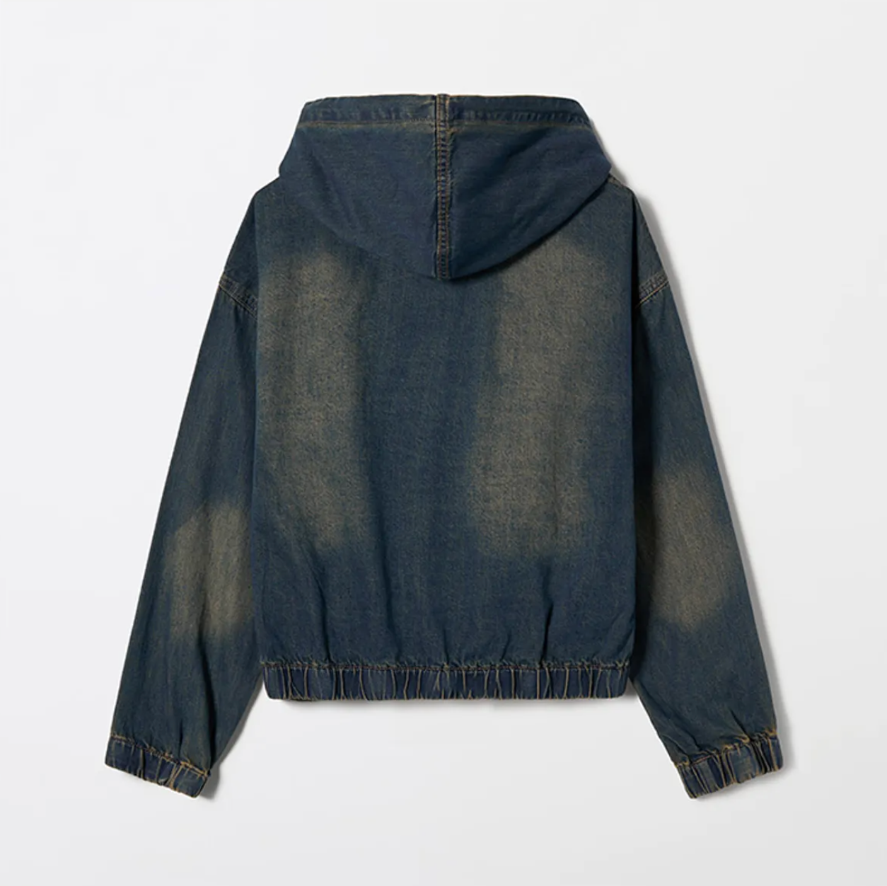 韓國 SPAO Women's Denim Hooded Zip-Up【SP225】