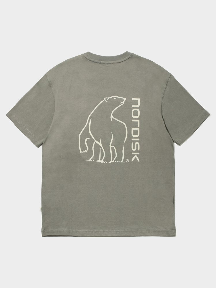 韓國 Nordisk Big Polar Bear Back Heavyweight Short Sleeve T-Shirt【NK005】