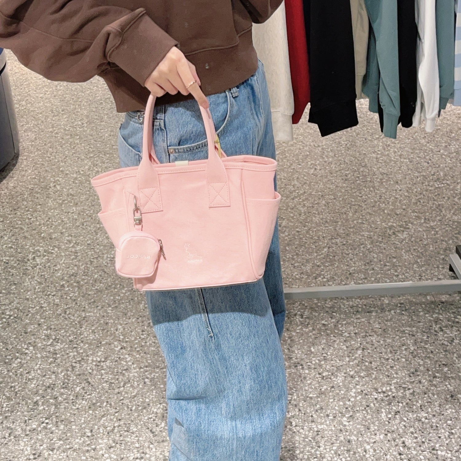 韓國 KANGOL Lucky Canvas Tote Bag【KL027】