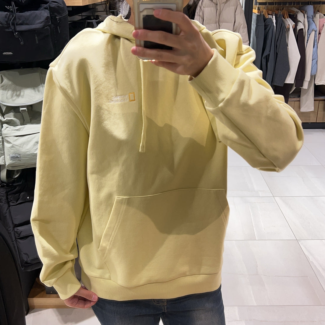 韓國 National Geographic Polhaas Small Logo Hoodie【NG293】