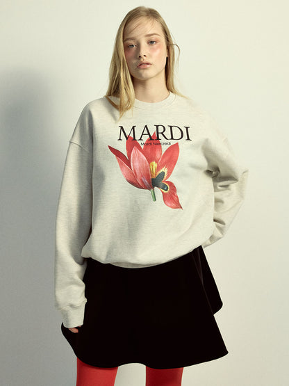 韓國 Mardi Mercredi Sweatshirt Lilies 03【MM211】