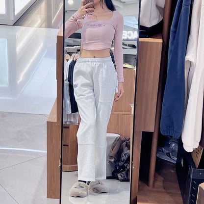 韓國 Marithe Francois Girbaud Classic Logo Sweat Pants【MF725】