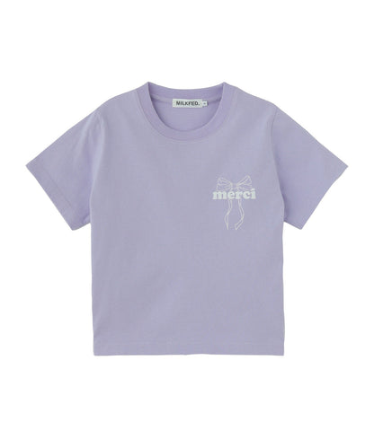 日本直送 MILKFED MERCI RIBBON COMPACT S/S TEE【SJ037】