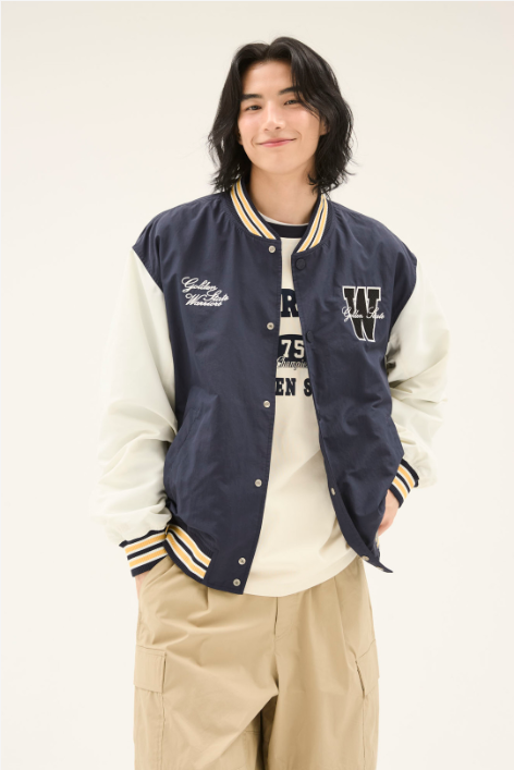 韓國 NBA GSW Authentic Varsity Jumper【NA032】