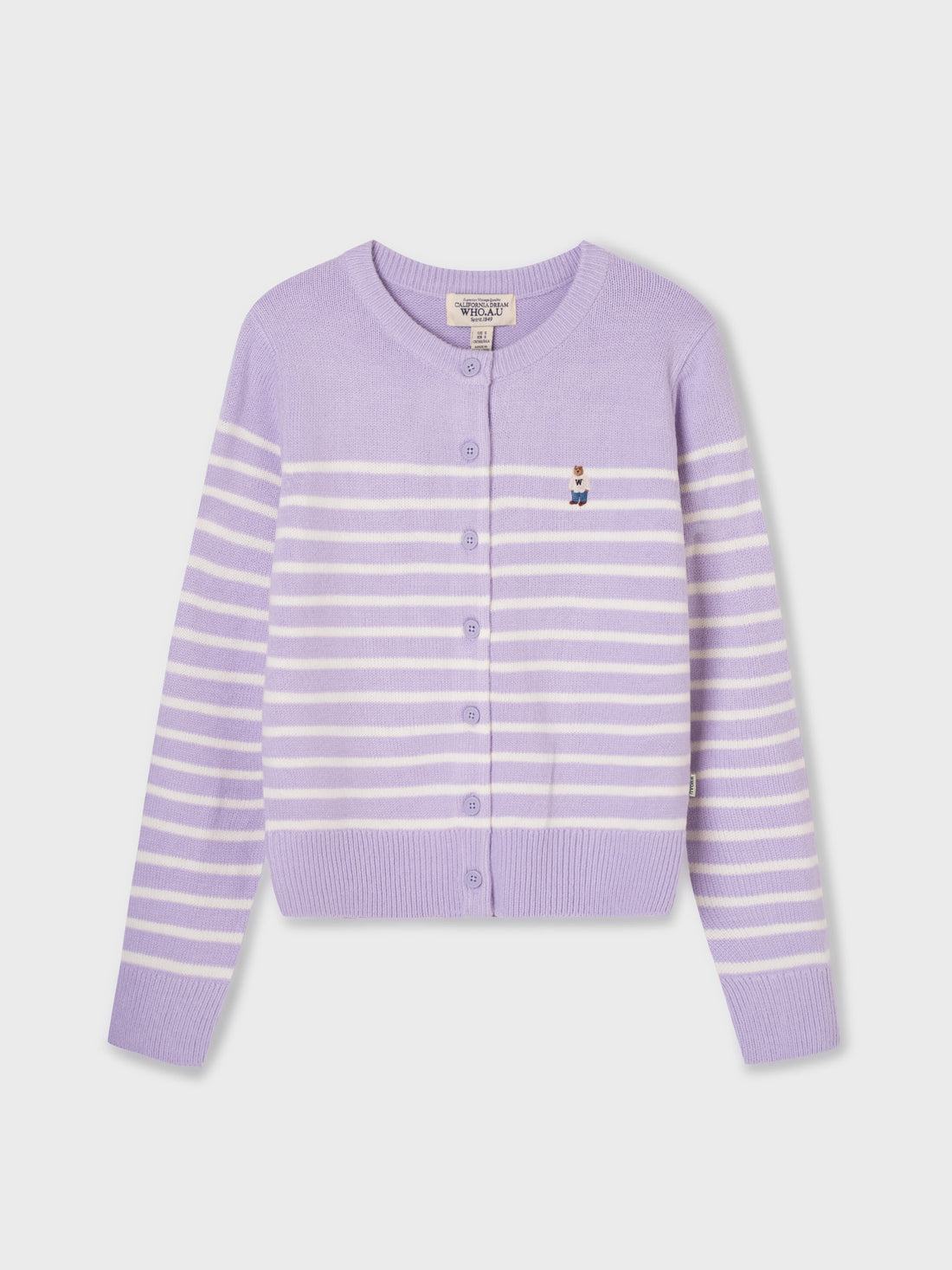韓國 Who.A.U Steve R-neck Cardigan【WA228】