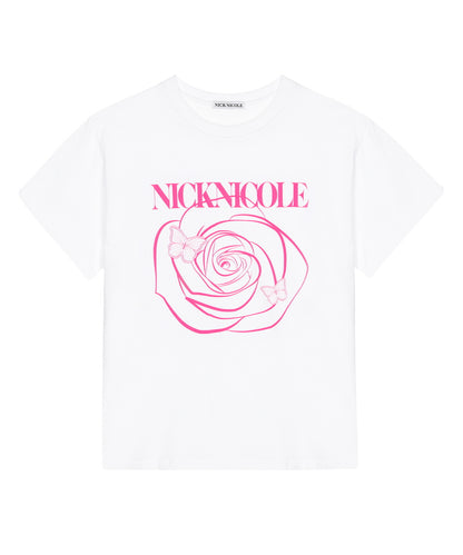 韓國 Nick Nicole Rose Butterfly Sleeve Top【NK028】