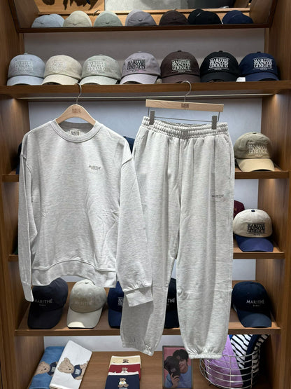 韓國 Marithe Francois Girbaud Regular Logo Sweat Set-Up【MF671】