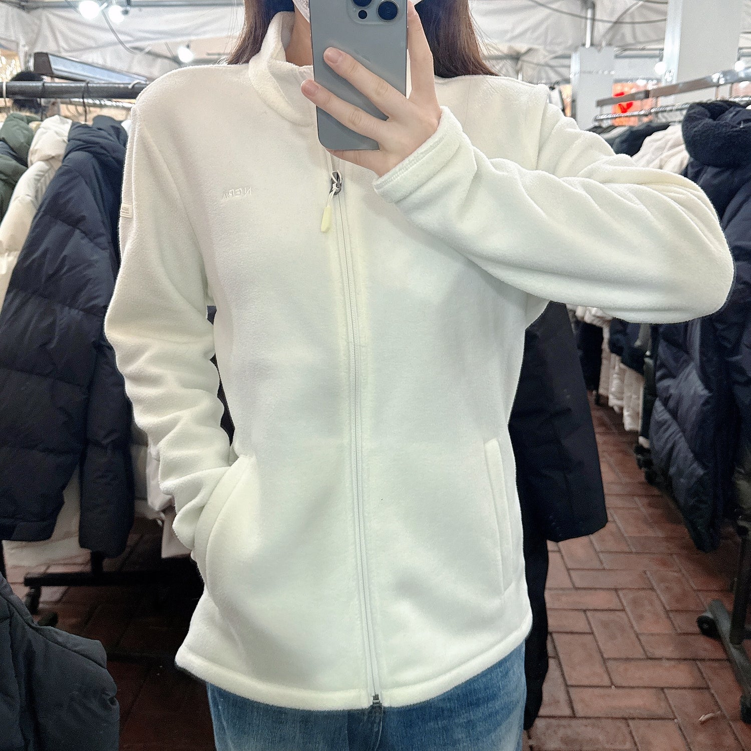 韓國 NEPA Unisex Basic Micro Fleece Jacket【NA035】
