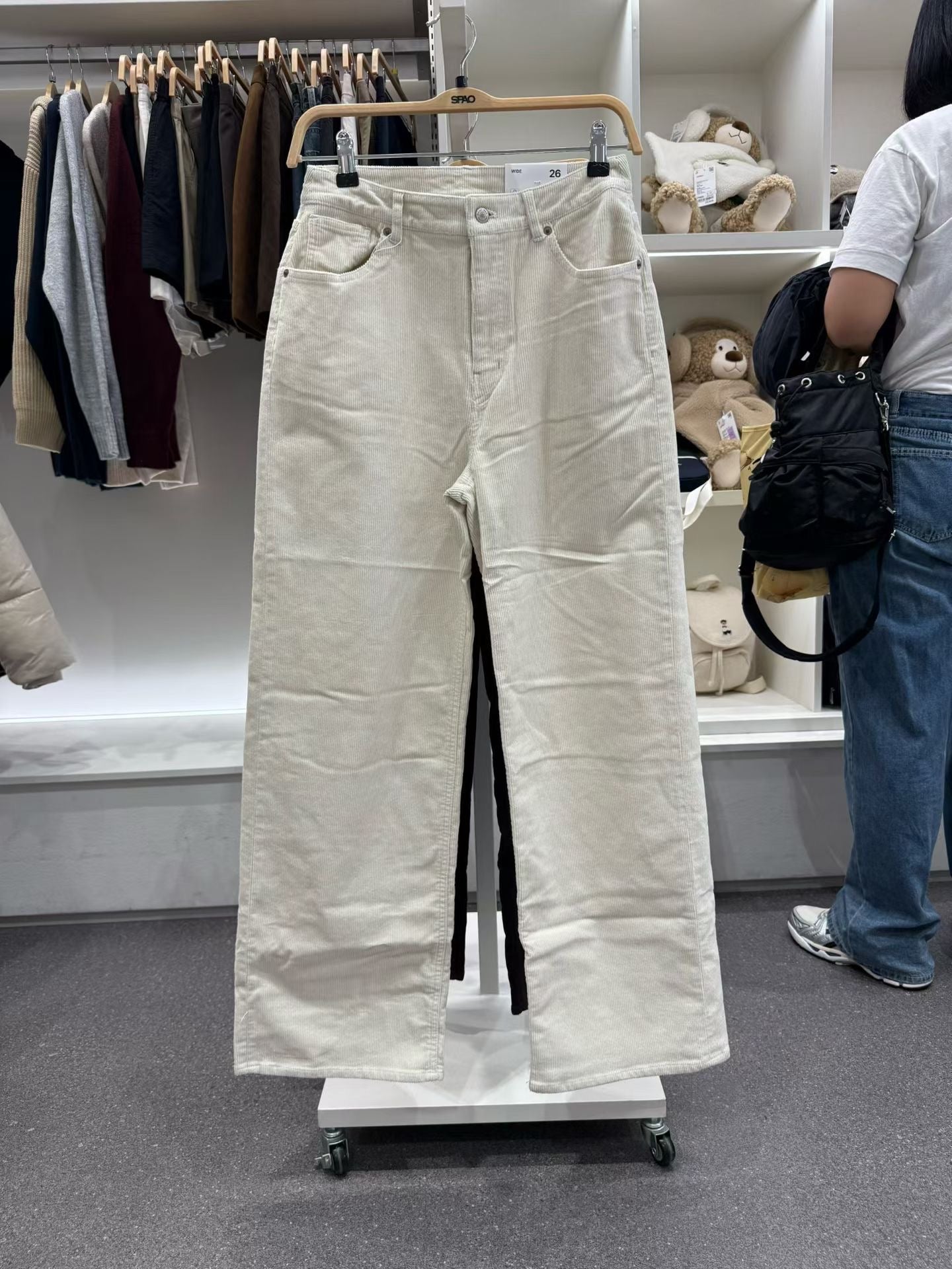 韓國 SPAO Women's Corduroy Wide Pants【SP284】