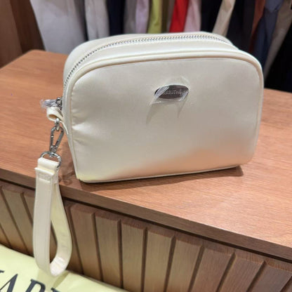 韓國 Marithe Francois Girbaud REGULAR LOGO SATIN POUCH 【MF309】