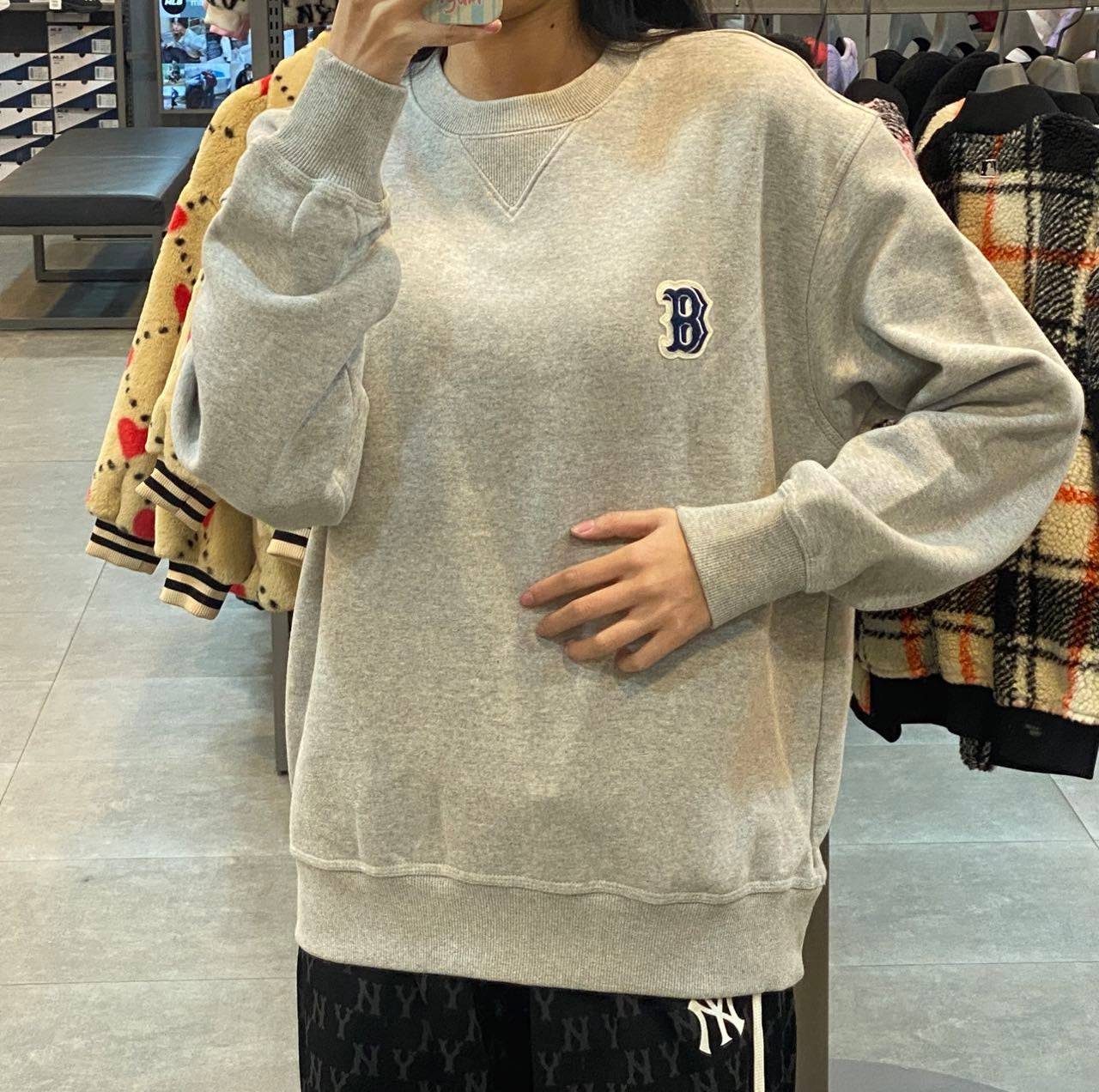 韓國 MLB Basic Small Logo Fleece Mega Overfit 【MB025】 - STT Mall HK 靚太網購