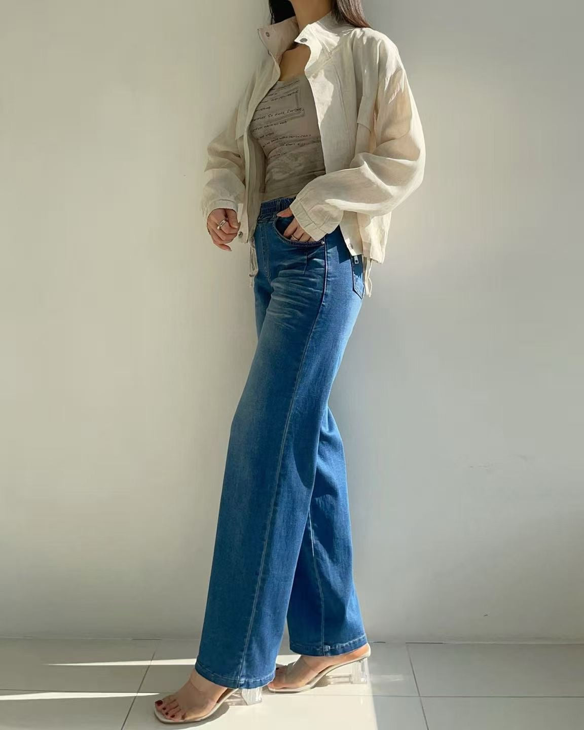 韓國 HowLuk 牛仔褲 (春季款)【H6080】