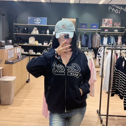 韓國 Who.A.U Steve Hood Zip-up【WA190】