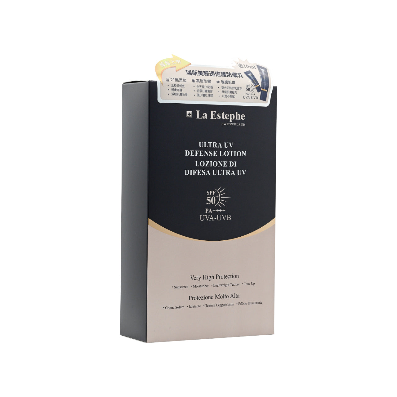 La Estephe SPF50+ 輕透倍護防曬乳 50ml+10ml【SM037】