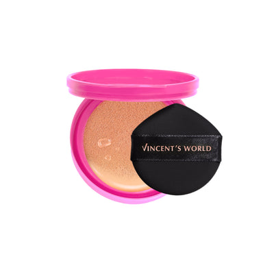 【現貨】台灣 文森先生 超雷氣墊粉餅(補充裝替換芯+氣墊粉撲) 桃紅來襲/限量發售【KX167】