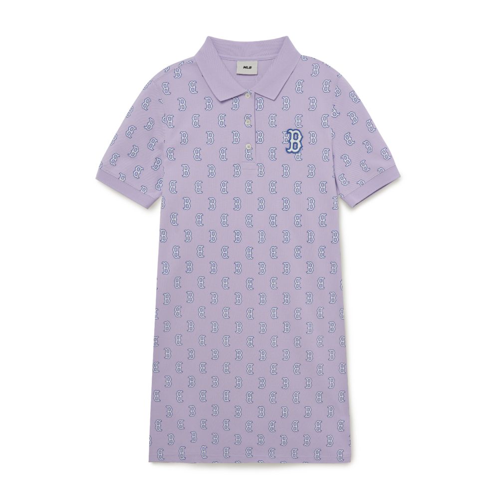 韓國 MLB Women’S Classic Monogram Pique Ops Boston Red Sox【MB003】