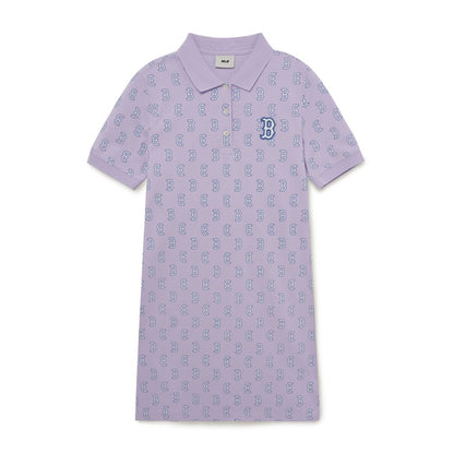 韓國 MLB Women’S Classic Monogram Pique Ops Boston Red Sox【MB003】