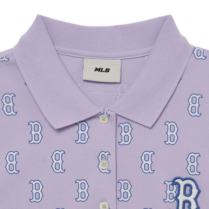 韓國 MLB Women’S Classic Monogram Pique Ops Boston Red Sox【MB003】