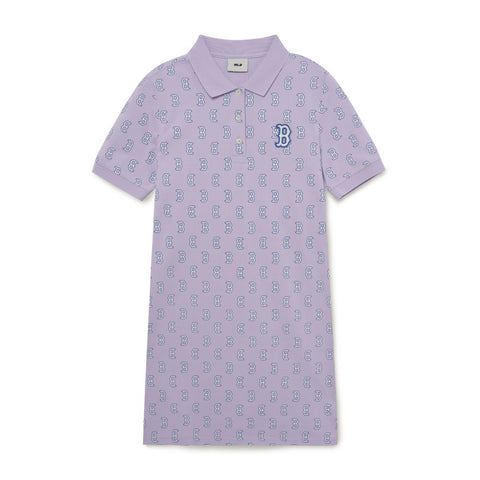 韓國 MLB Women’S Classic Monogram Pique Ops Boston Red Sox【MB003】