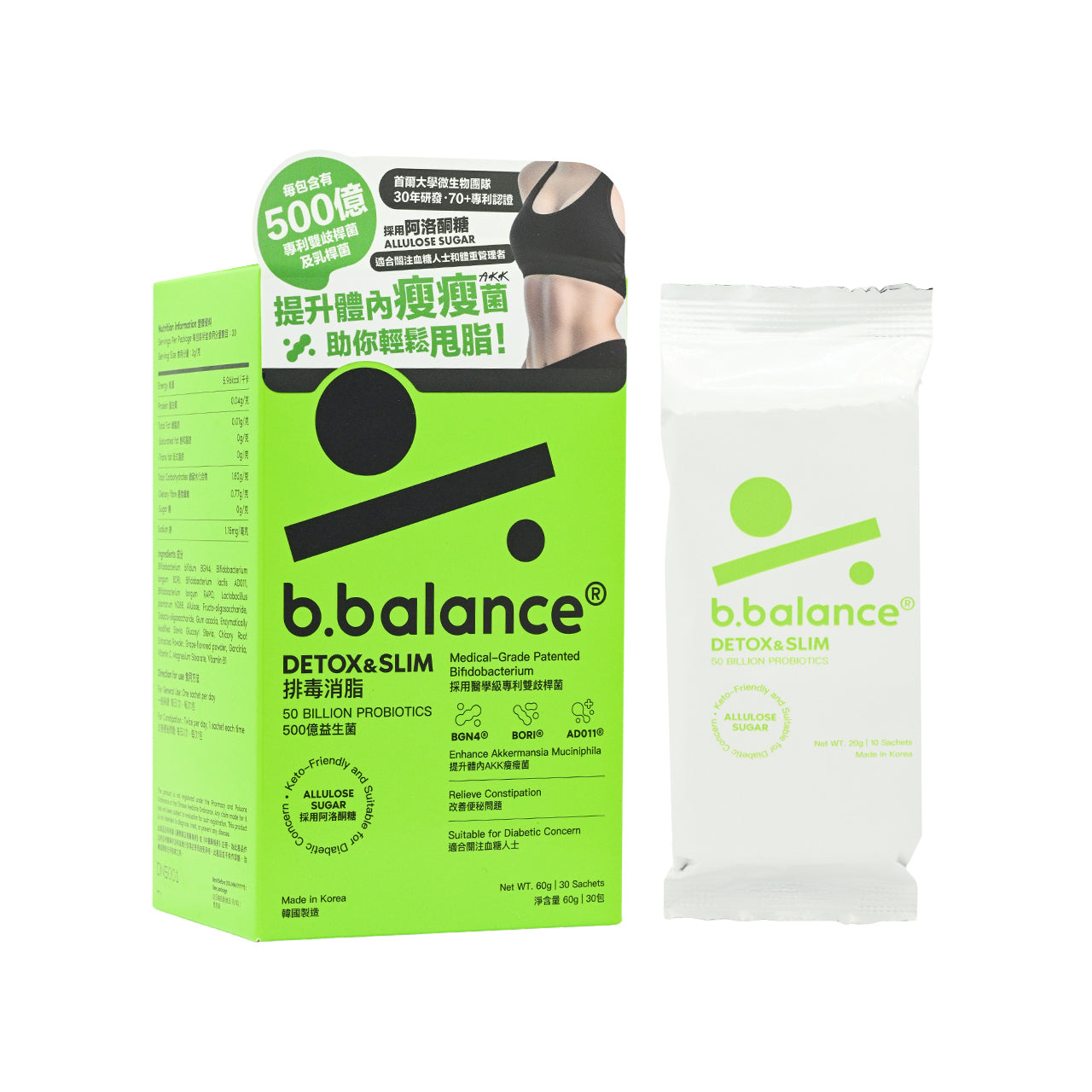 B.Balance 排毒消脂500億益生菌【SM215】