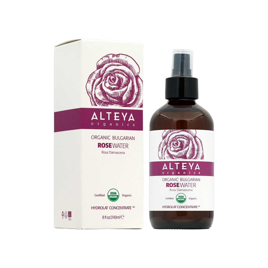 Alteya Organics 保加利亞有機玫瑰花水 240ml (1套2支)【SM566】
