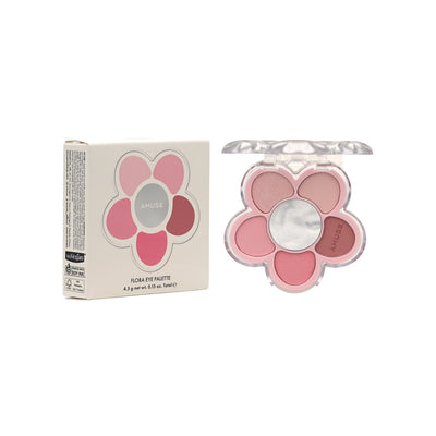 Amuse 花花玫瑰芭蕾粉眼影胭脂盤#02 Roserina花花玫瑰芭蕾 4.5g【SM582】