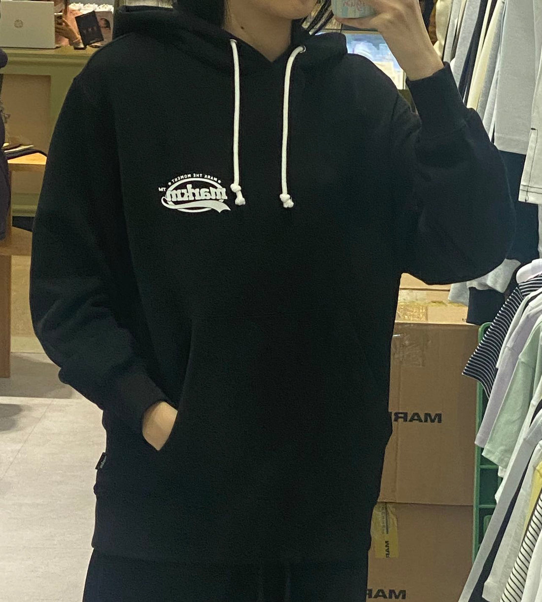 韓國 Markm SWING LOGO HOODIE【MA050】 - STT Mall HK 靚太網購