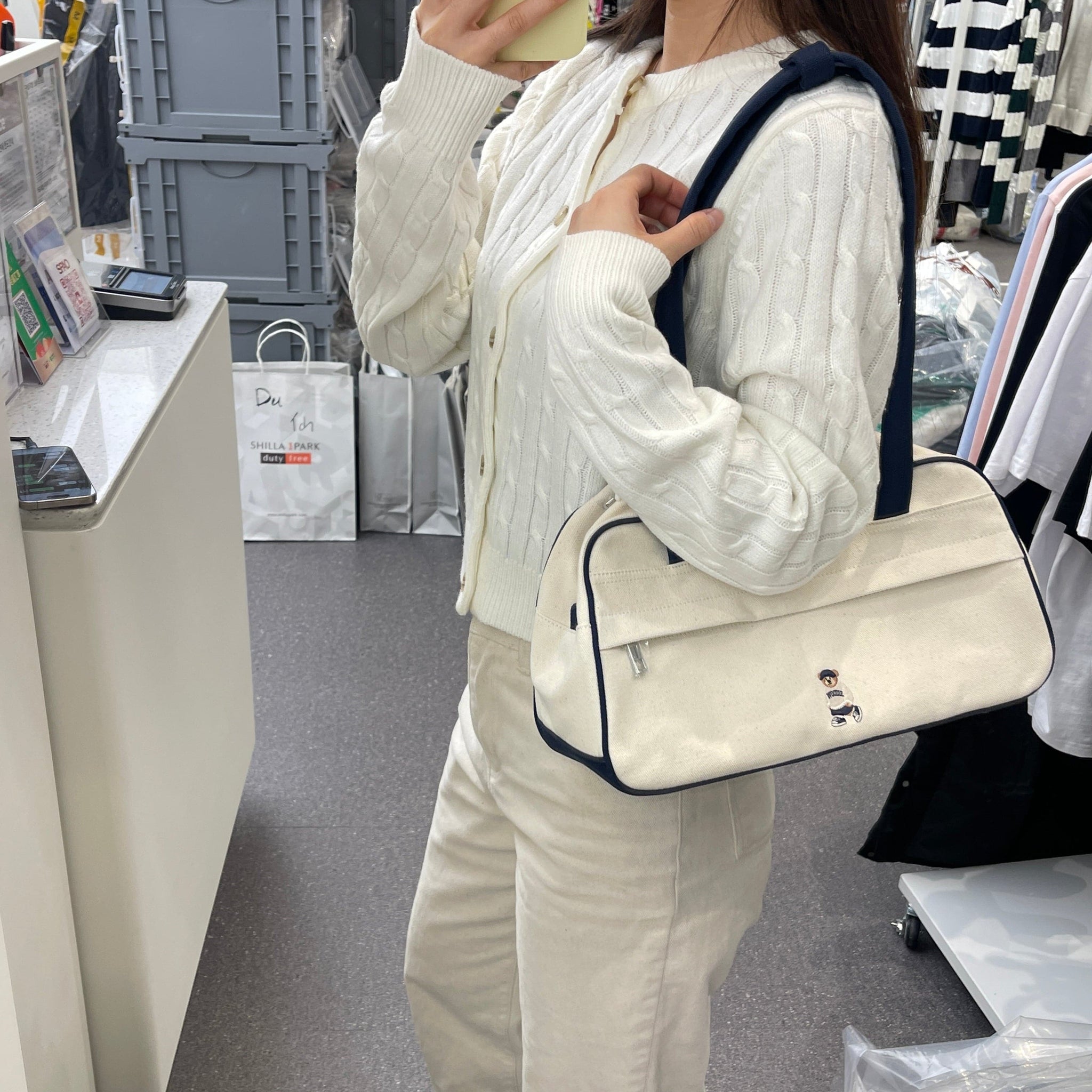 韓國 SPAO Canvas Tote Bag 【SP026】 - STT Mall HK 靚太網購