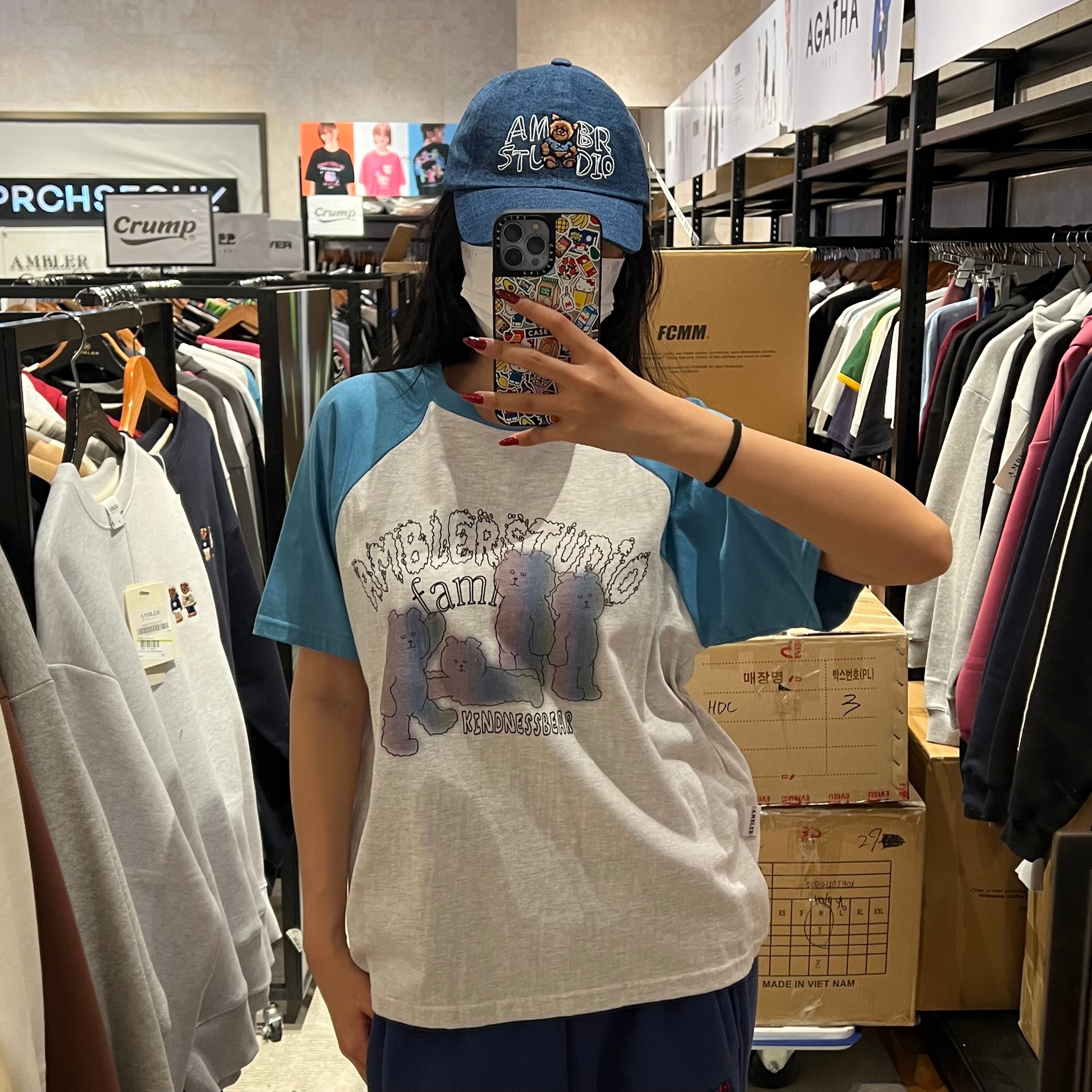 韓國 Ambler Kindness Family Overfit Short Sleeve T-Shirt【AR027】 - STT Mall HK 靚太網購