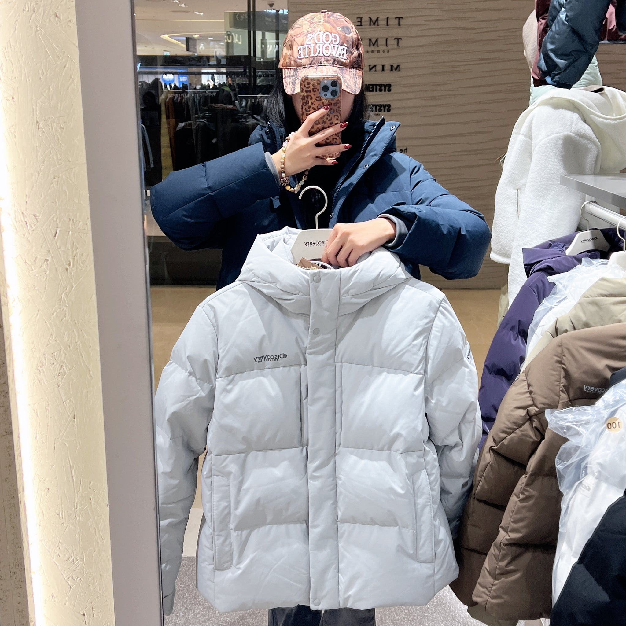 韓國 Discovery Women's Leicester G Goose Down Short Padding (鵝絨)【DY085】