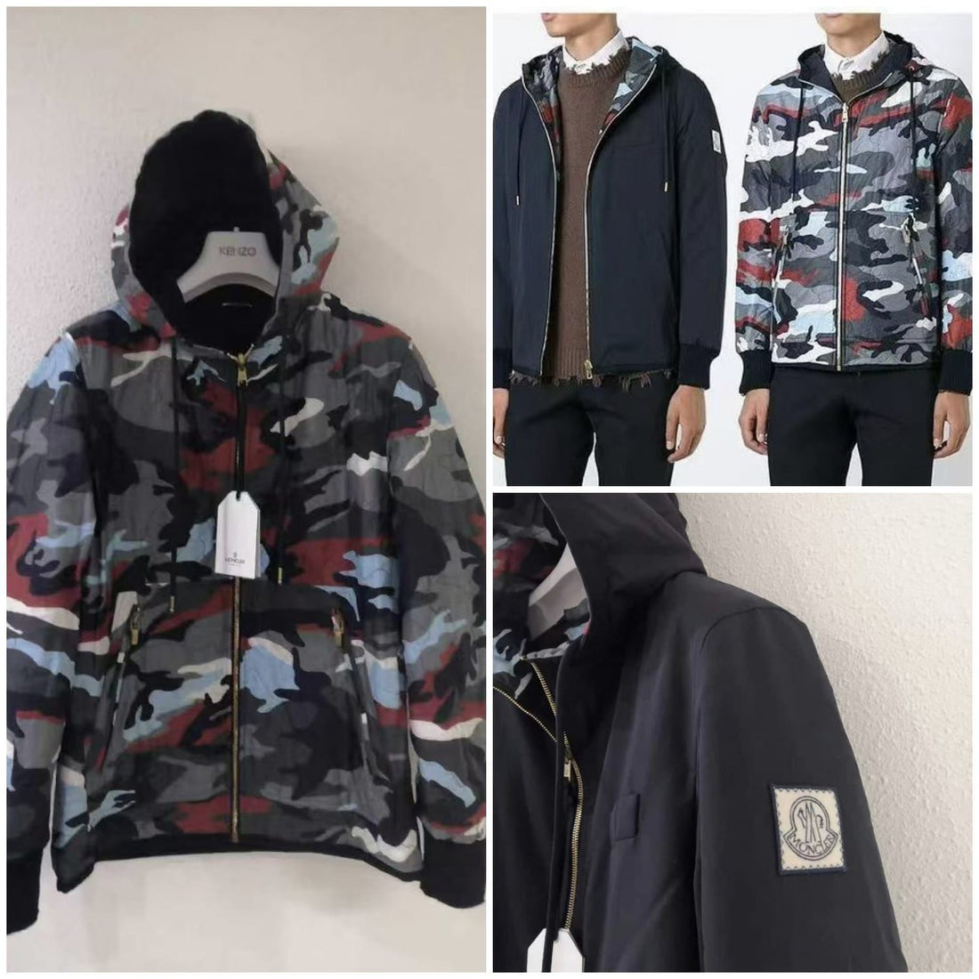 Moncler reversible hooded Jacket 【YS237】  訂金$1,000 總售價 $6880