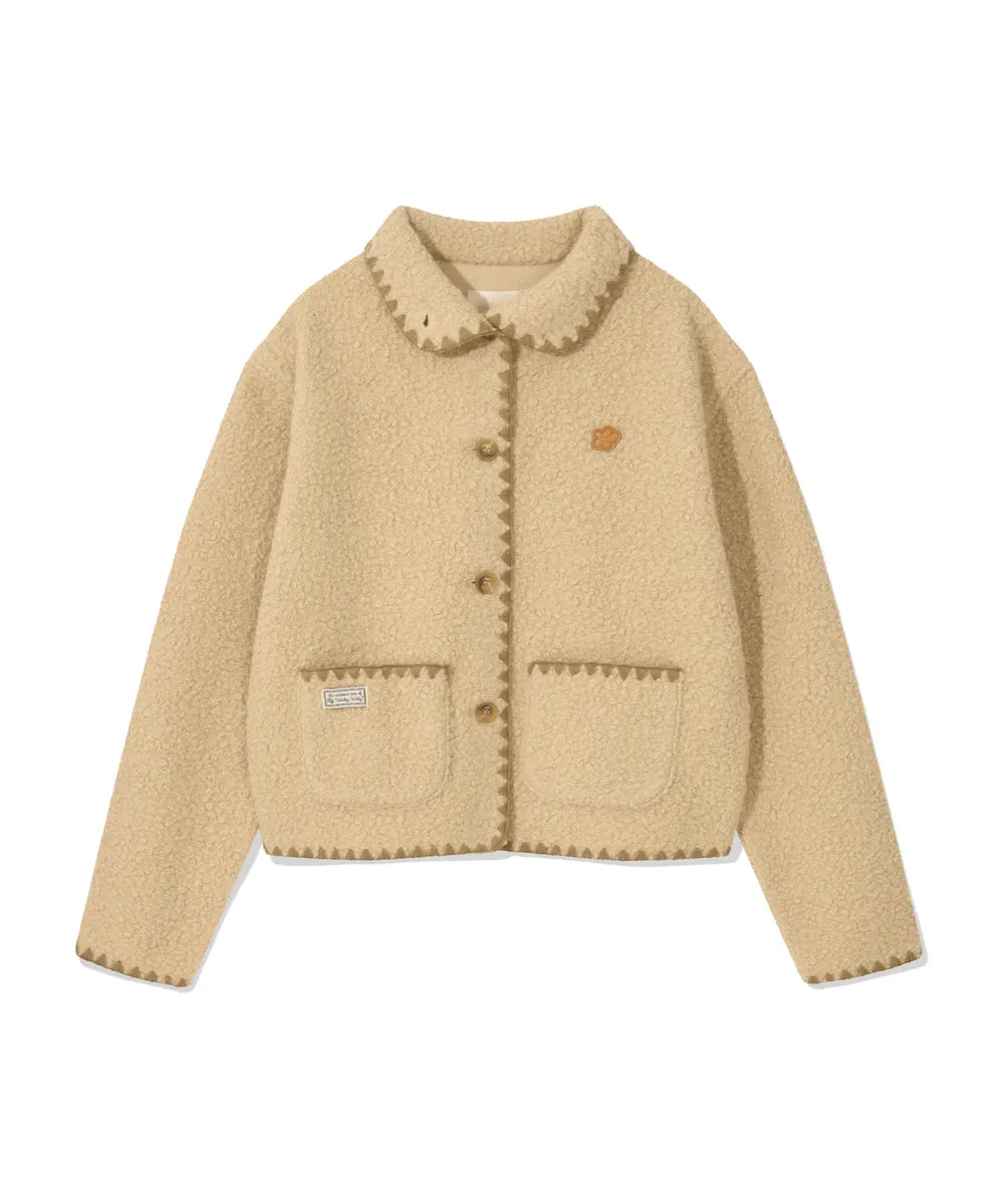 韓國 Wacky Willy Women's Shearling Stitch Jacket【WW084】