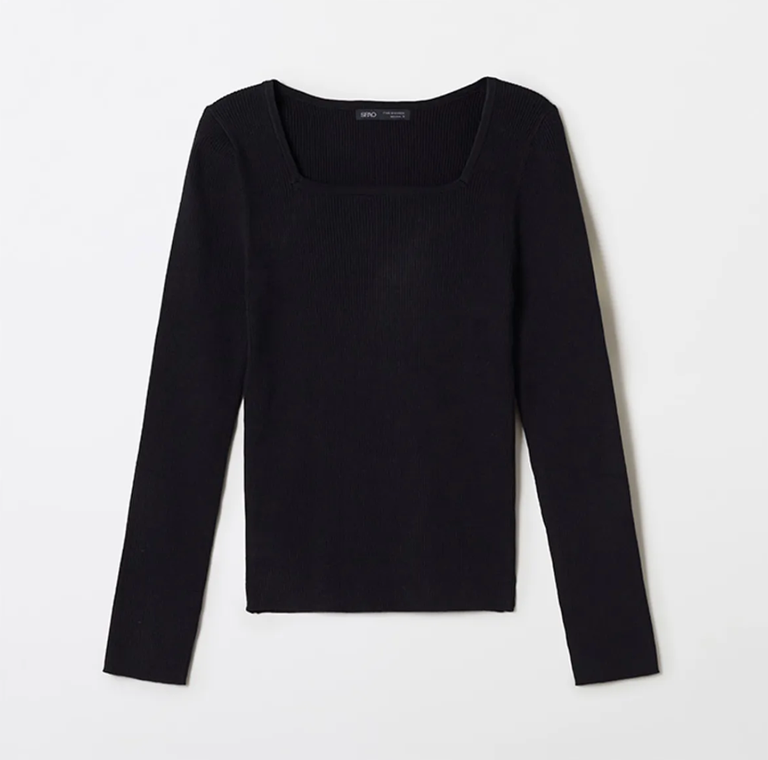 韓國 SPAO Square Neck Knit【SP204】
