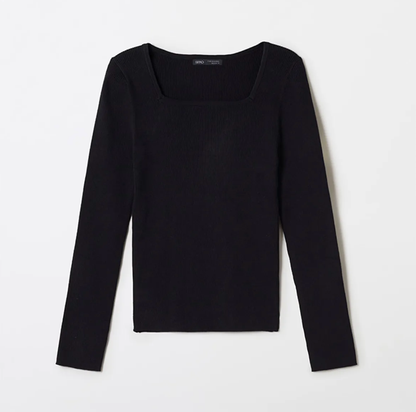韓國 SPAO Square Neck Knit【SP204】