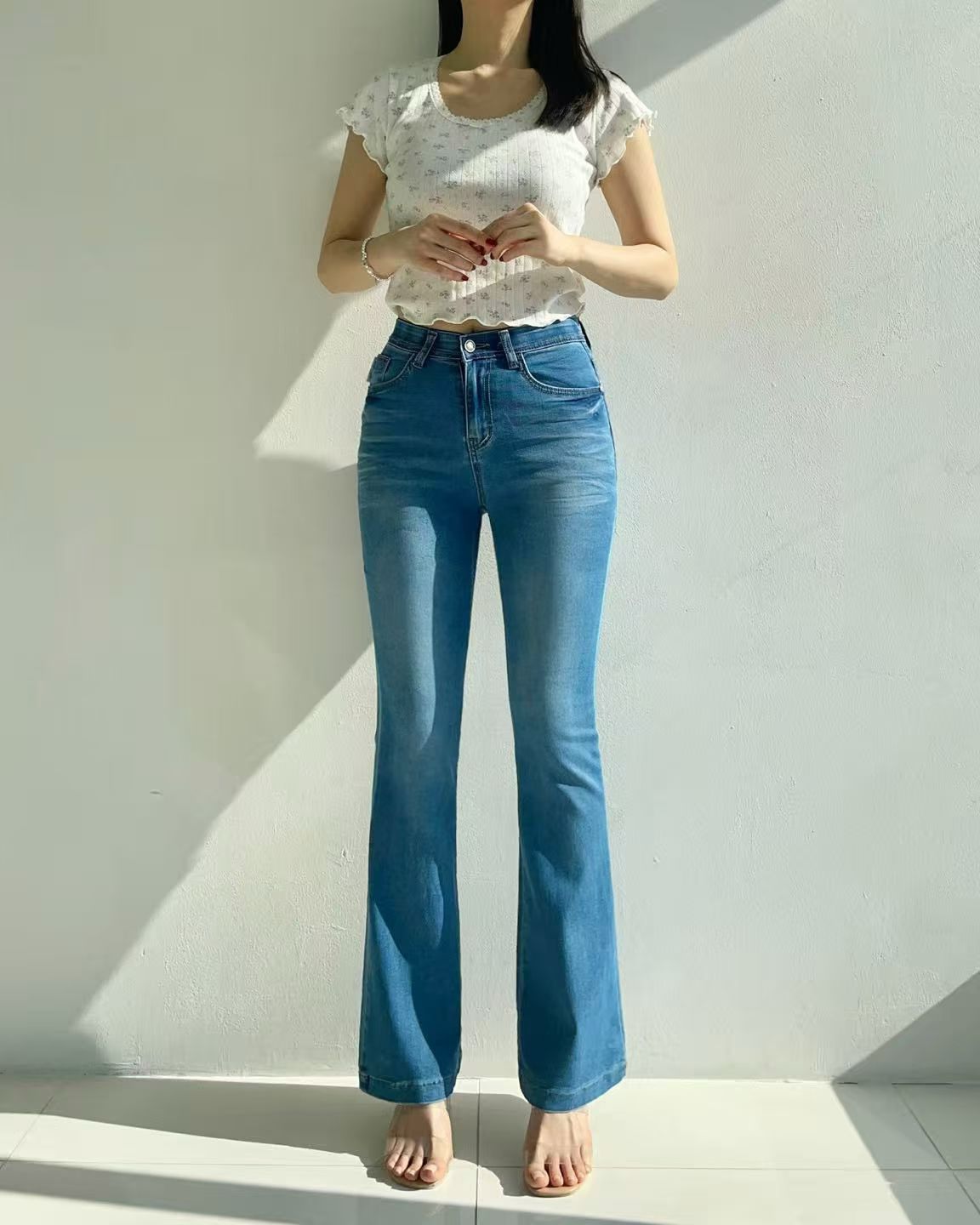 韓國 HowLuk 牛仔褲 (春季款)【H6086】