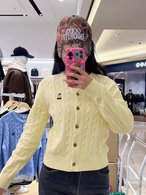 韓國 SPAO Woody Cable Cardigan【SP308】