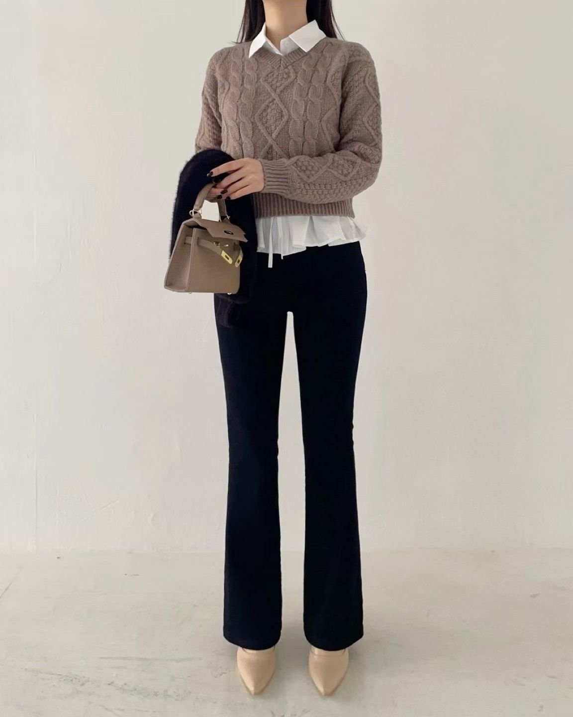 韓國 HowLuk 牛仔褲 刷薄毛  (冬季款)【H2562】